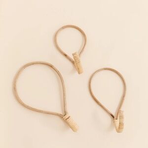 Lone Fox Rattan Wall Hooks - set of 3